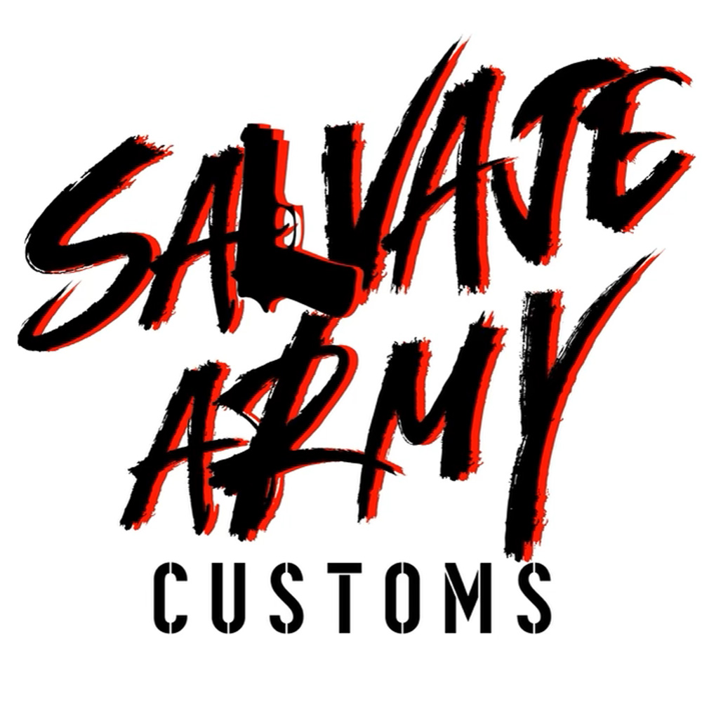 Salvaje Army Customs has been busy coating firearms and skulls, and Harley parts